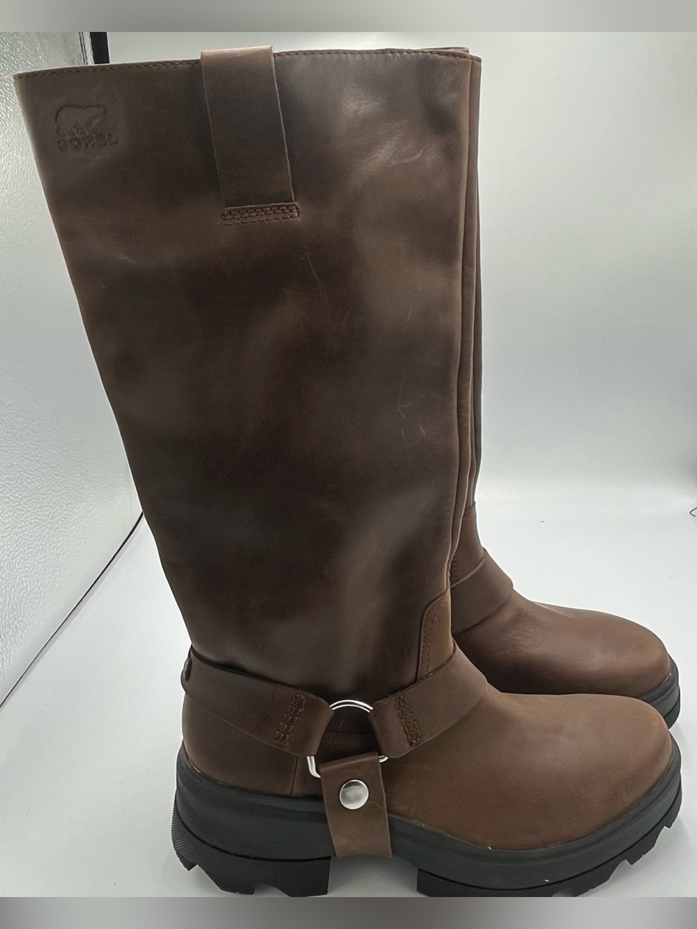 SOREL Joan FRWD Tall Waterproof Harness Boots Women’s 9.5